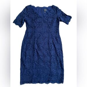 Adrianna Papell Midnight Blue Dress